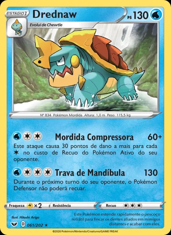 Drednaw, carta 61 de Espada e Escudo