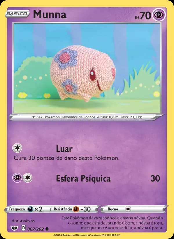 Munna, carta 87 de Espada e Escudo