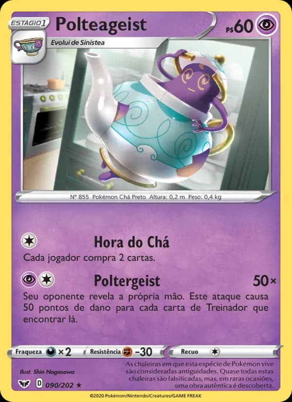 Polteageist, carta 90 de Espada e Escudo