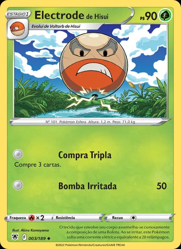 Electrode de Hisui, carta 003 de Estrelas Radiantes