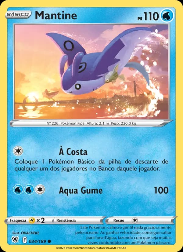 Mantine, carta 034 de Estrelas Radiantes