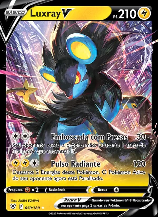 Luxray V, carta 050 de Estrelas Radiantes