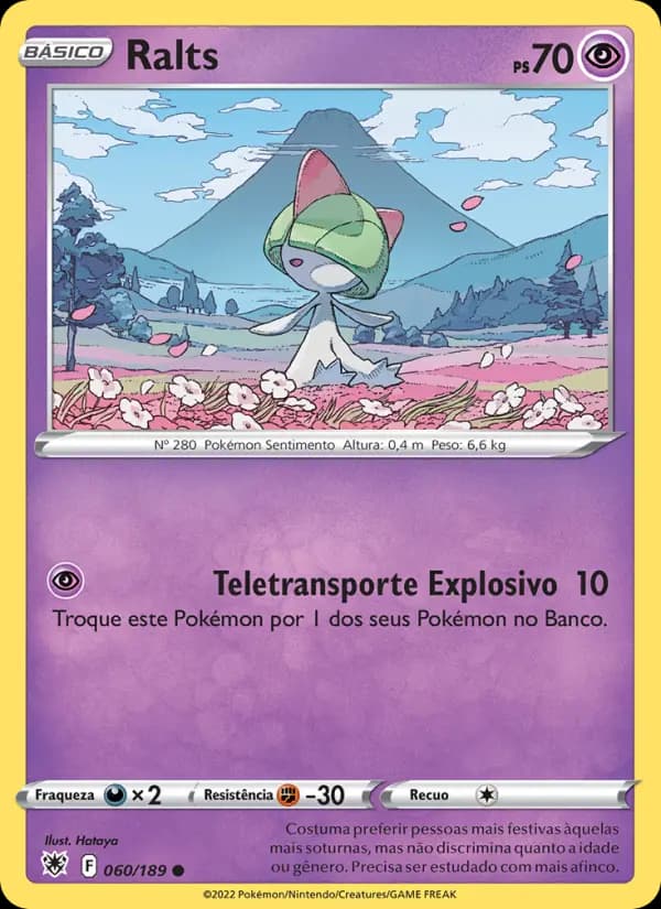 Ralts, carta 060 de Estrelas Radiantes