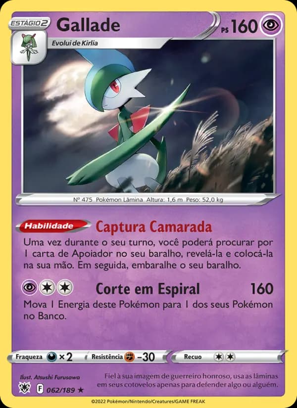 Gallade, carta 062 de Estrelas Radiantes