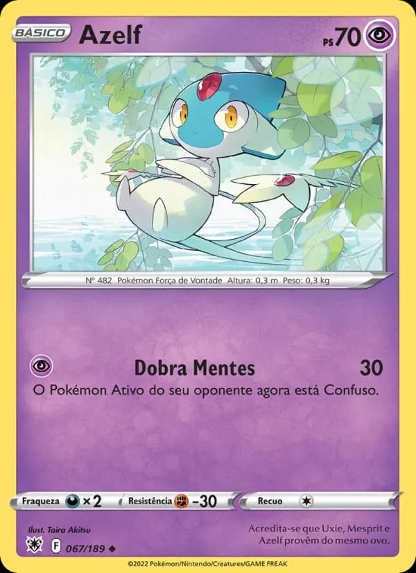 Azelf, carta 067 de Estrelas Radiantes