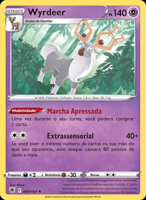 Wyrdeer, carta 069 de Estrelas Radiantes
