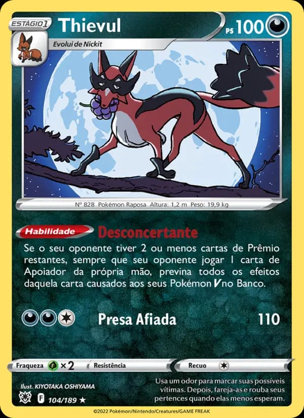 Thievul, carta 104 de Estrelas Radiantes