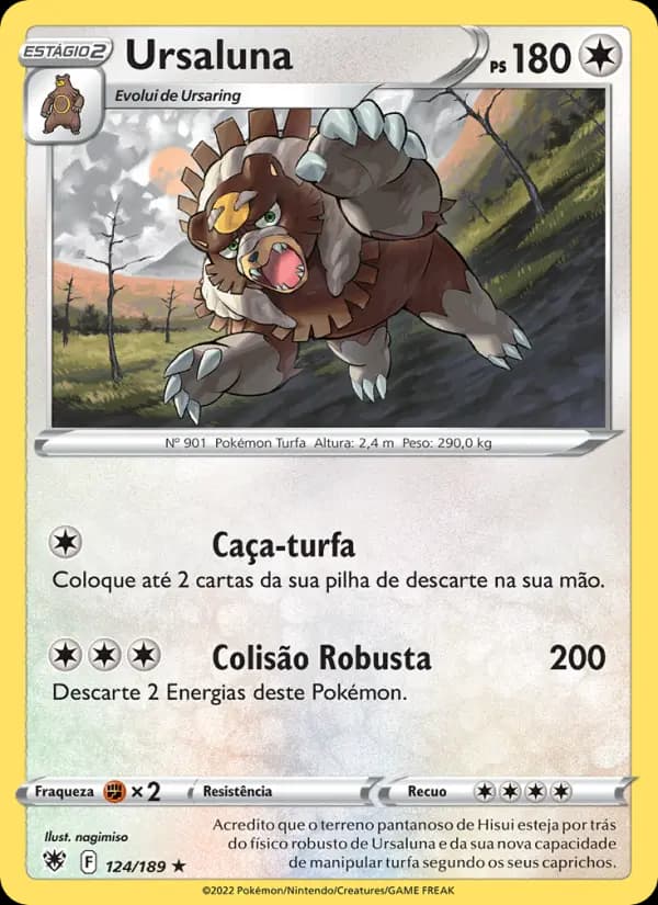 Ursaluna, carta 124 de Estrelas Radiantes