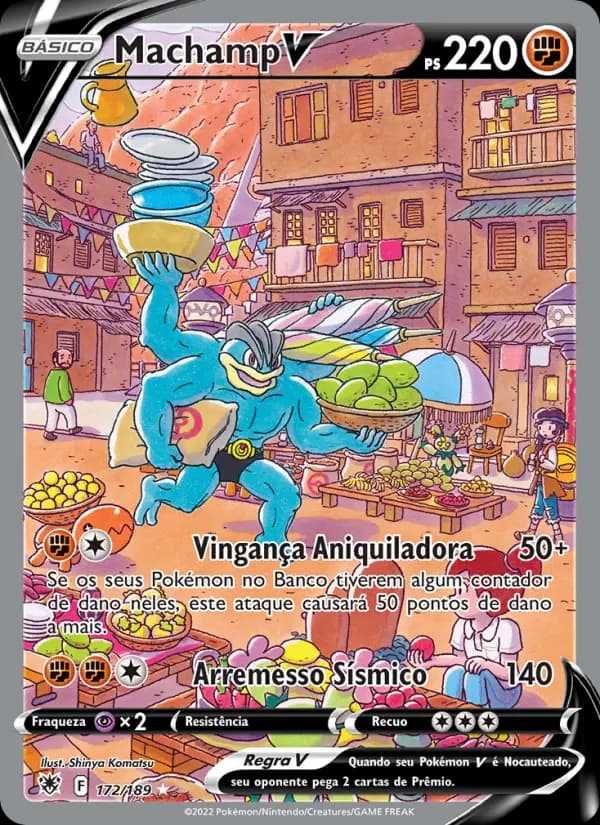Machamp V, carta 172 de Estrelas Radiantes