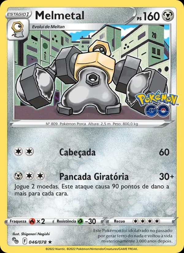 Melmetal, carta 046 de Pokémon GO