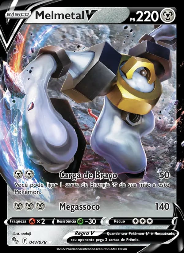 Melmetal V, carta 047 de Pokémon GO