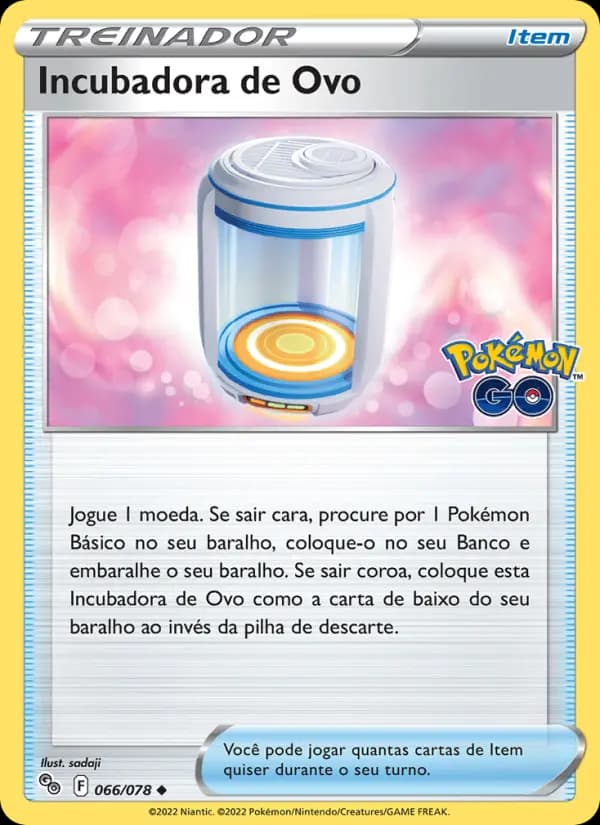 Incubadora de Ovo, carta 066 de Pokémon GO