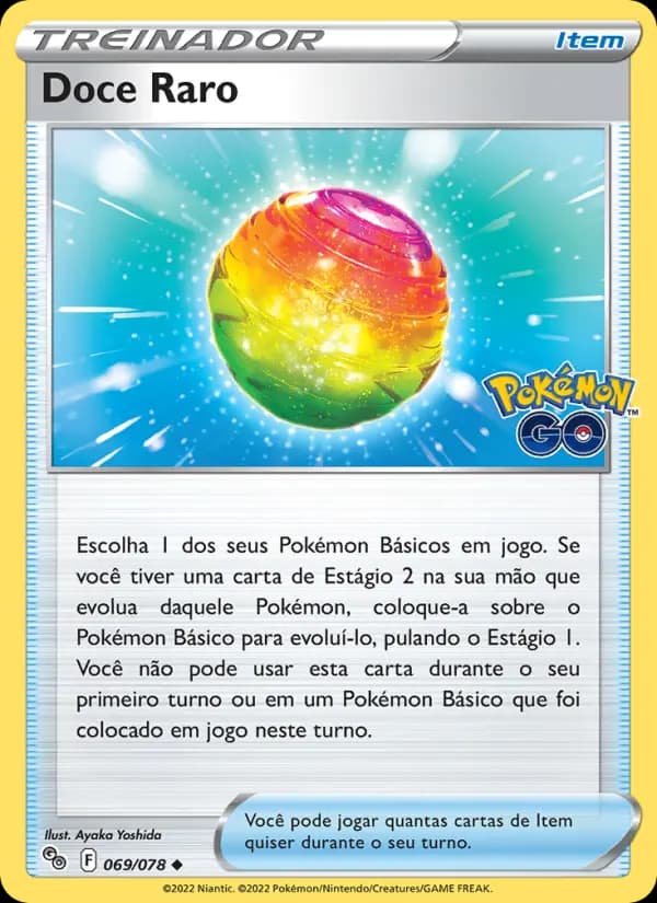 Doce Raro, carta 069 de Pokémon GO