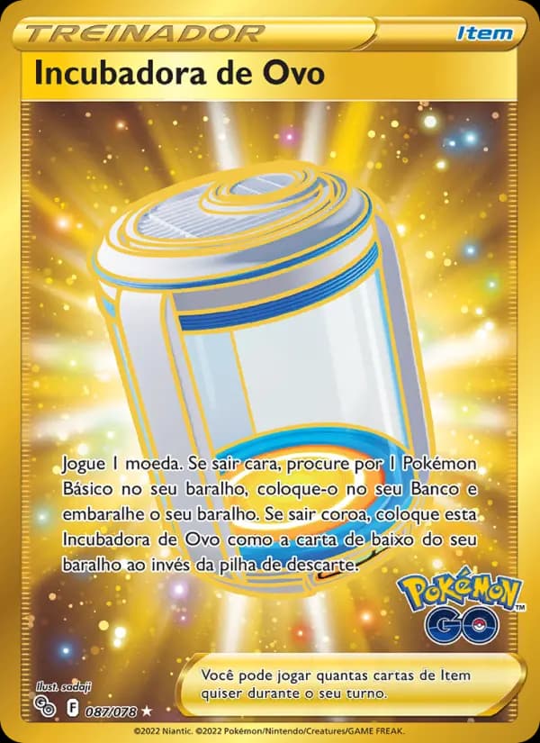 Incubadora de Ovo, carta 087 de Pokémon GO
