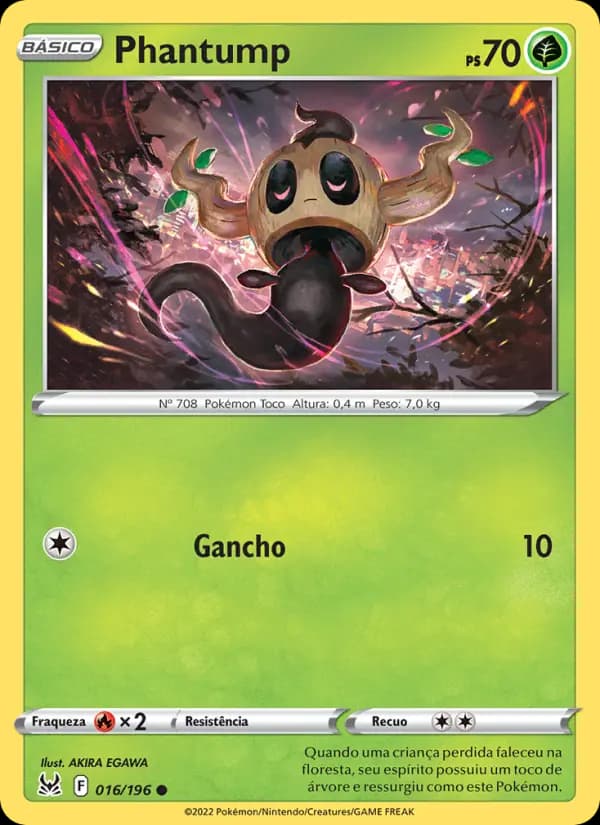 Phantump, carta 016 de Origem Perdida