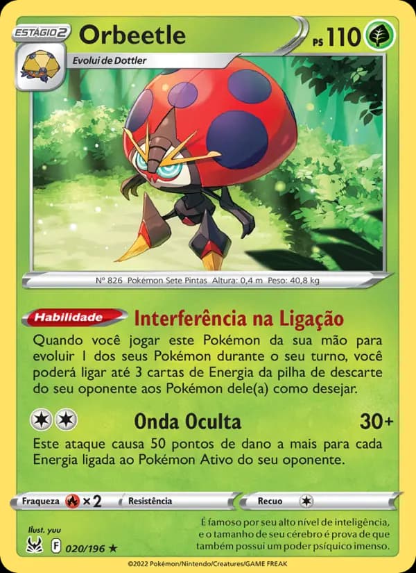 Orbeetle, carta 020 de Origem Perdida