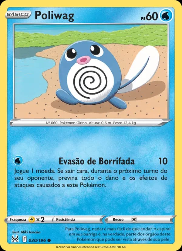 Poliwag, carta 030 de Origem Perdida