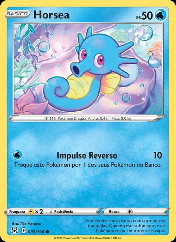 Horsea, carta 035 de Origem Perdida