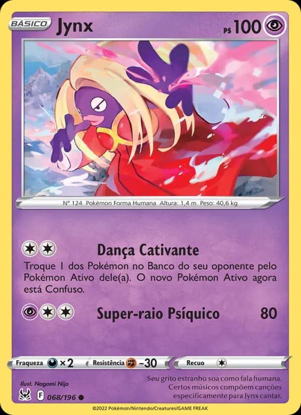 Jynx, carta 068 de Origem Perdida