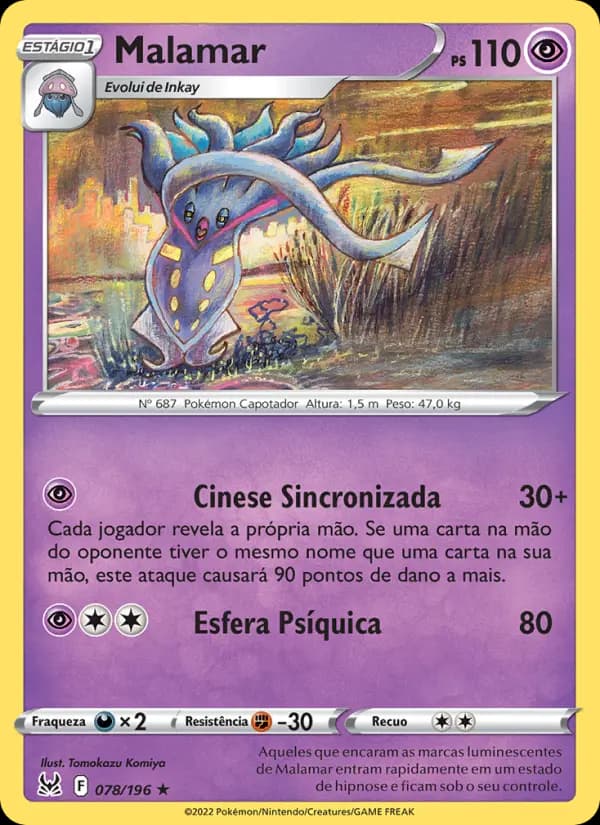 Malamar, carta 078 de Origem Perdida