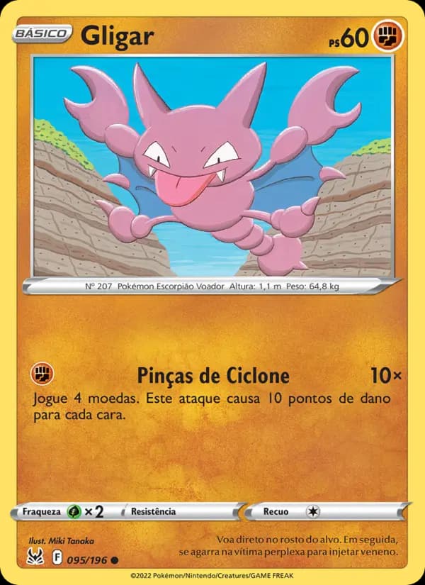 Gligar, carta 095 de Origem Perdida