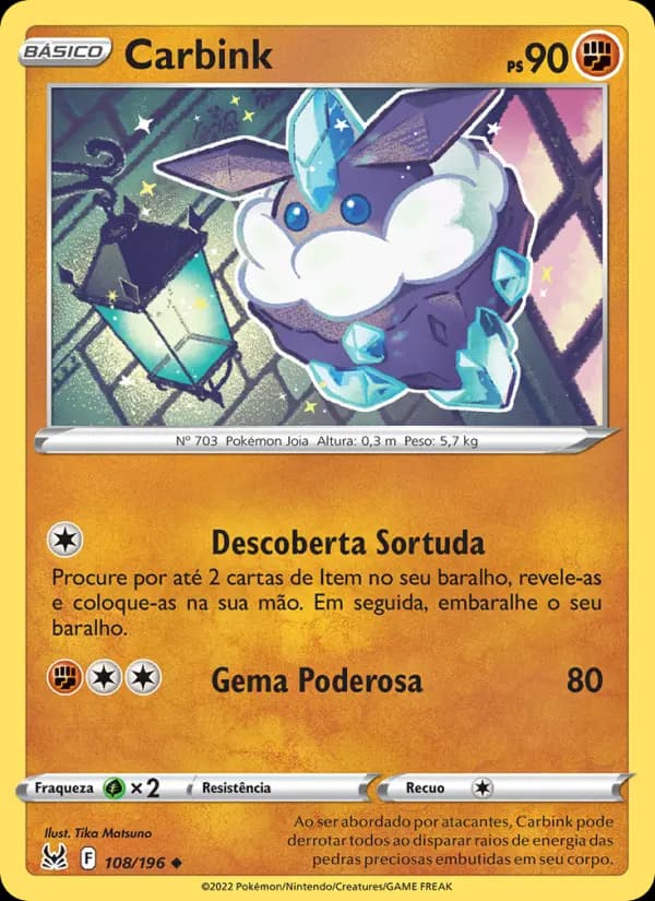 Carbink, carta 108 de Origem Perdida