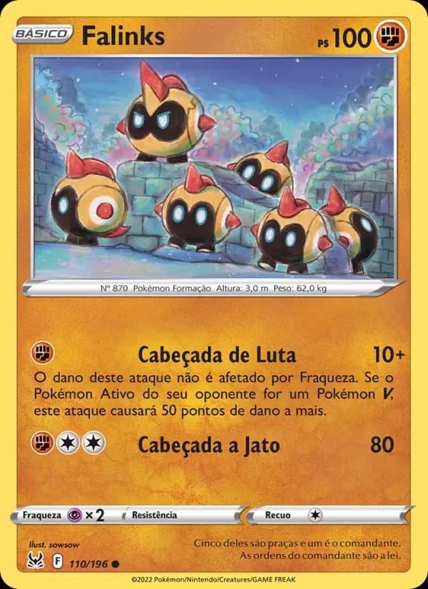 Falinks, carta 110 de Origem Perdida