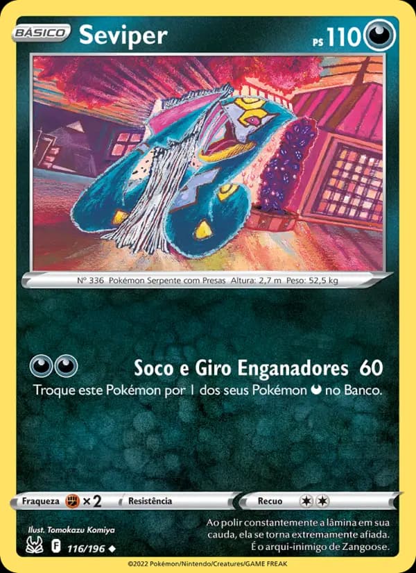 Seviper, carta 116 de Origem Perdida