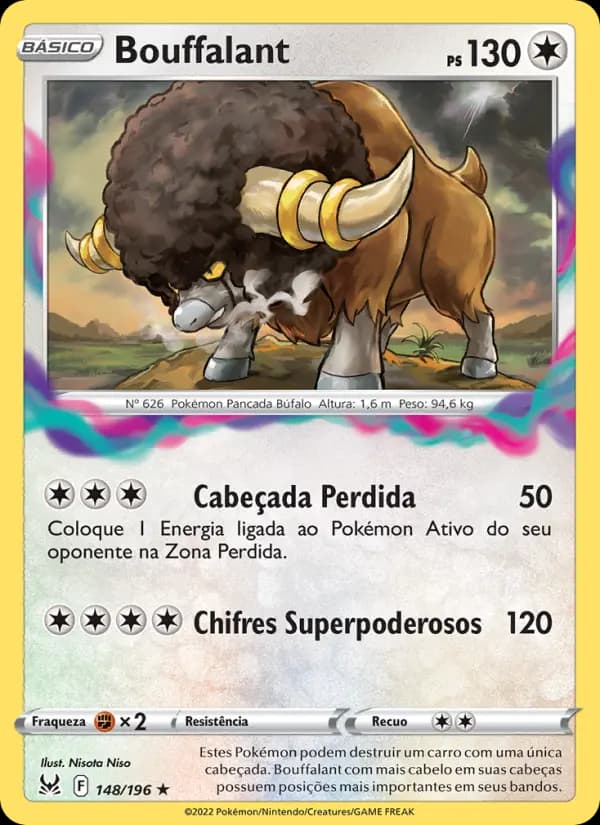Bouffalant, carta 148 de Origem Perdida