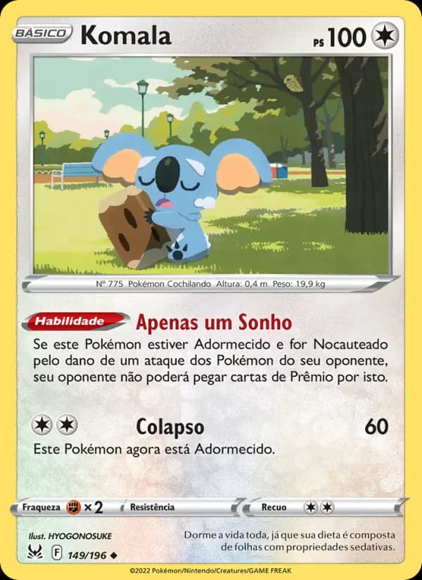 Komala, carta 149 de Origem Perdida
