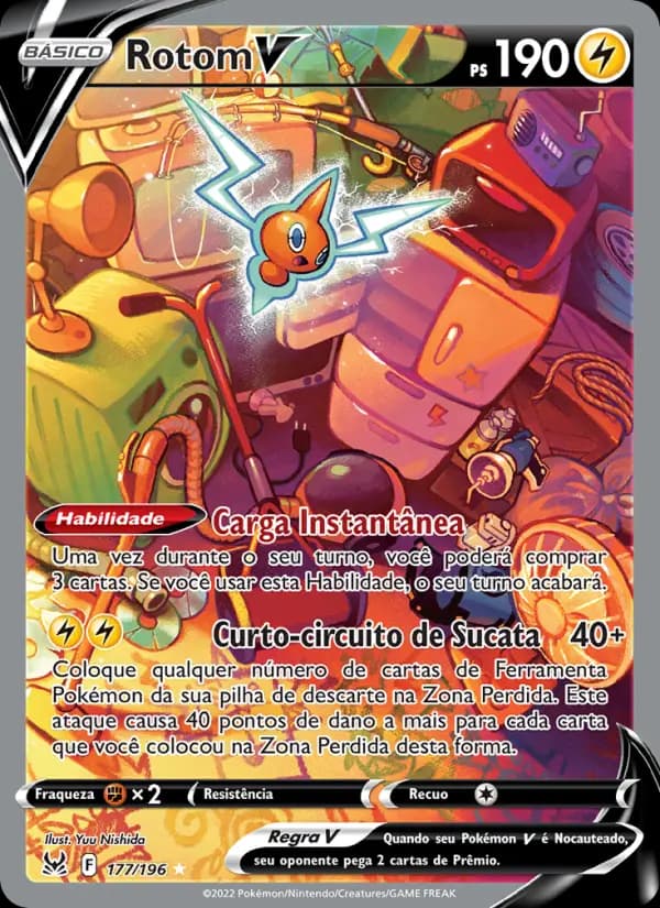 Rotom V, carta 177 de Origem Perdida