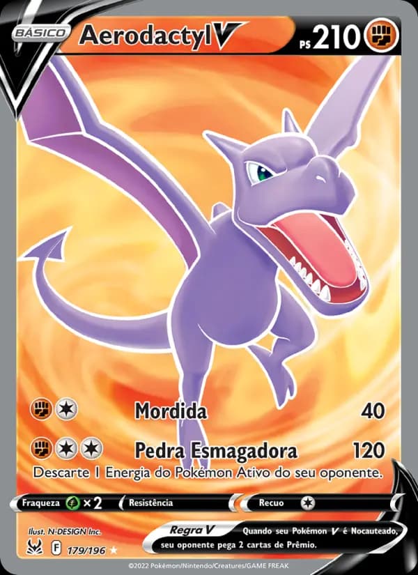 Aerodactyl V, carta 179 de Origem Perdida