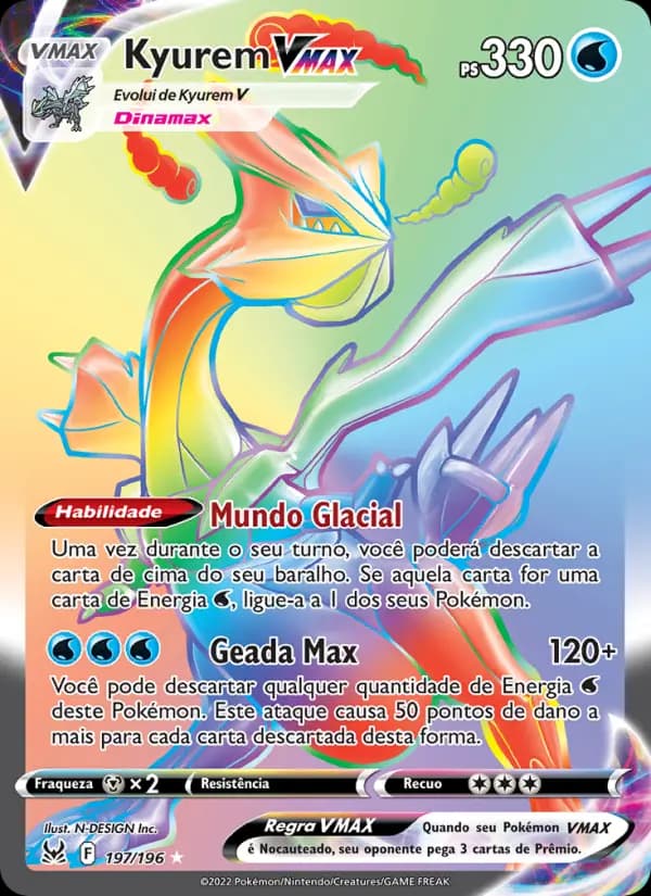 Kyurem VMAX, carta 197 de Origem Perdida