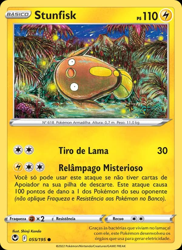 Stunfisk, carta 055 de Tempestade Prateada