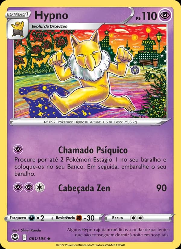 Hypno, carta 061 de Tempestade Prateada