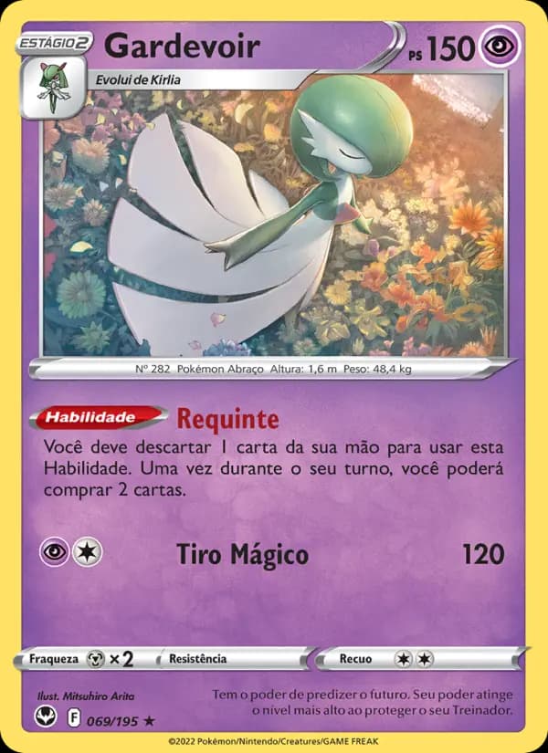 Gardevoir, carta 069 de Tempestade Prateada