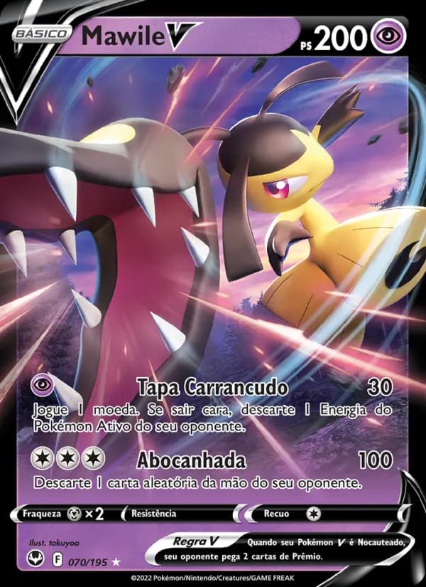 Mawile V, carta 070 de Tempestade Prateada
