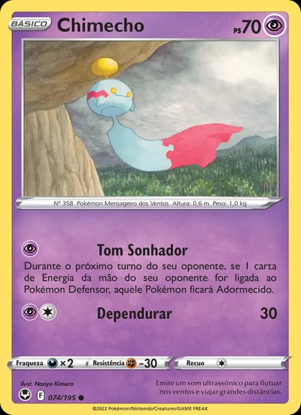 Chimecho, carta 074 de Tempestade Prateada