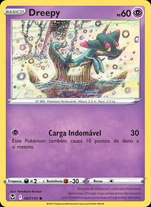 Dreepy, carta 087 de Tempestade Prateada