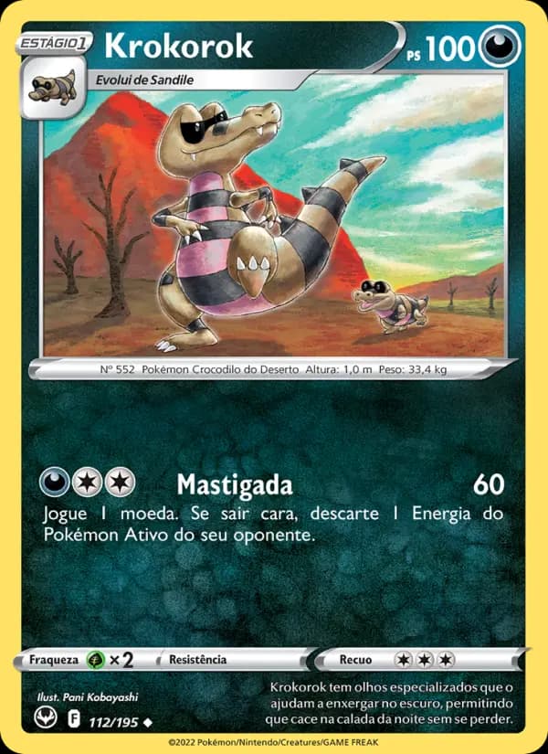 Krokorok, carta 112 de Tempestade Prateada