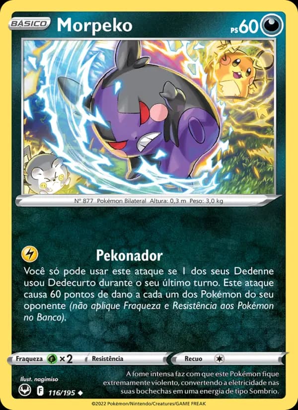 Morpeko, carta 116 de Tempestade Prateada