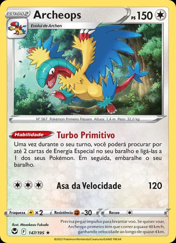 Archeops, carta 147 de Tempestade Prateada