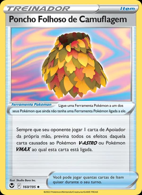 Poncho Folhoso de Camuflagem, carta 160 de Tempestade Prateada