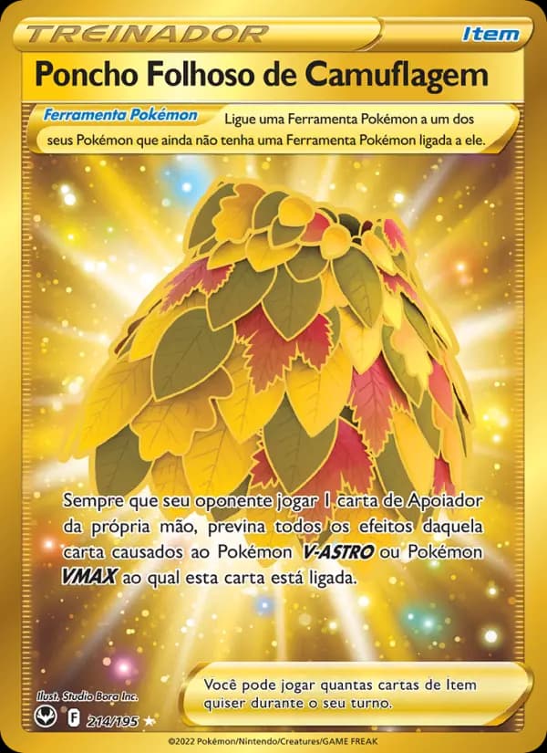 Poncho Folhoso de Camuflagem, carta 214 de Tempestade Prateada