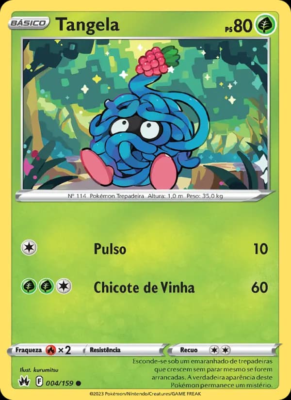 Tangela, carta 004 de Realeza Absoluta