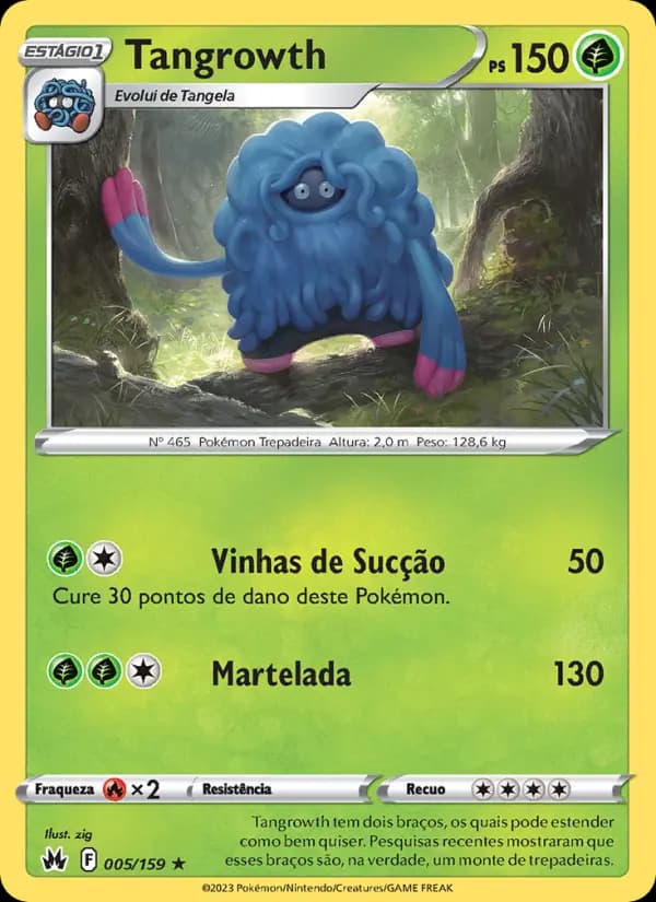 Tangrowth, carta 005 de Realeza Absoluta