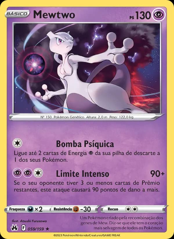 Mewtwo, carta 059 de Realeza Absoluta