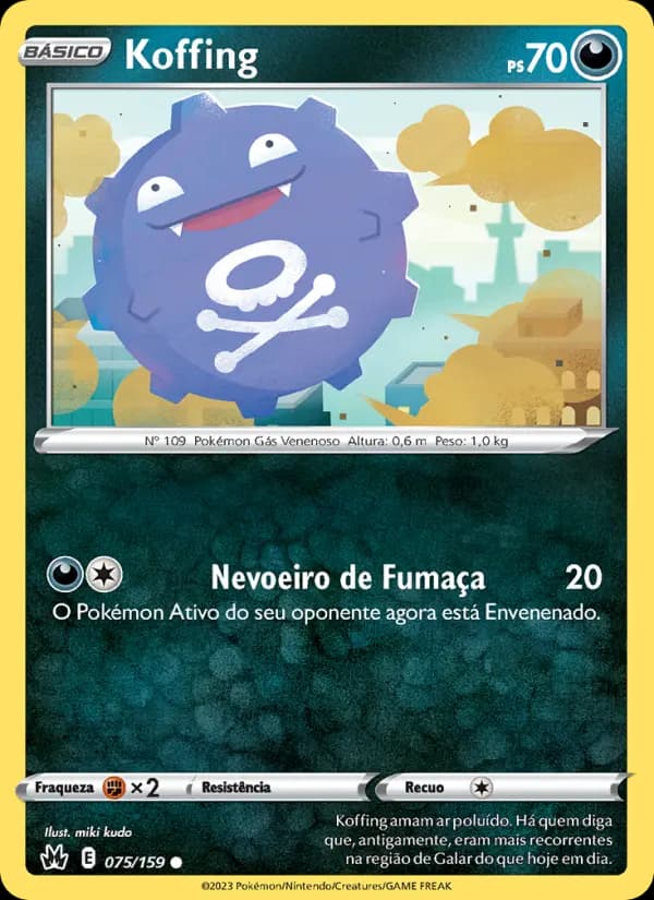 Koffing, carta 075 de Realeza Absoluta