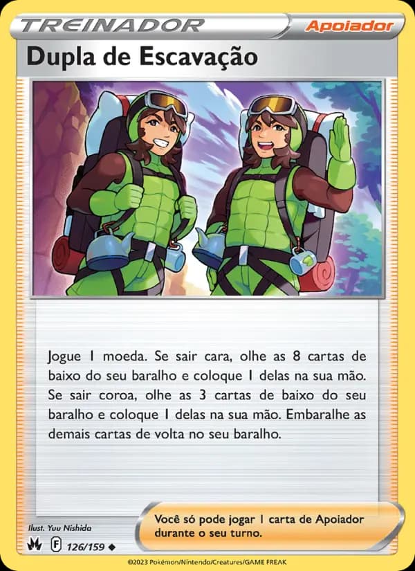 Dupla de Escavação, carta 126 de Realeza Absoluta