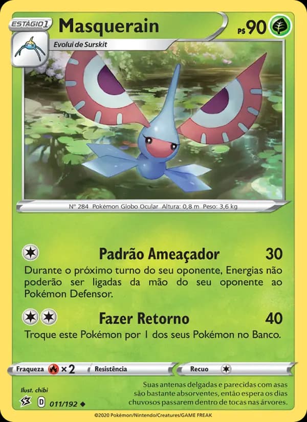 Masquerain, carta 11 de Rixa Rebelde